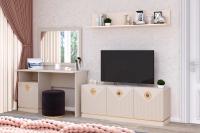 Гостиная "Капри" (комплект 2), цвет Сатин