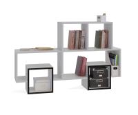 Настенная полка ПК-10 Белая, ширина 120 см, открытая универсальная, навесная для детской или спальни