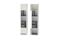 Пенал П-2 Клео, ширина 45 см, с полками, в спальню, в гостиную