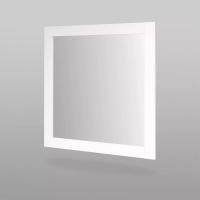 Зеркало СИРИУС навесное 78х78, цвет Белый, ширина 78 см, квадратное для спальни или прихожей, косметическое