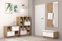 Прихожая МС ЭГО набор 5, ширина 240 см, комплект мебели, вешалка, с зеркалом, шкаф