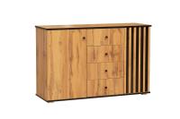 Комод 51.04 Либерти (опора h 20 мм), дуб вотан, для гостиной, для прихожей, для спальни