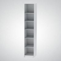 DL Шкаф 4 Иннэс 7 Ника, ширина 40 см, пенал, в спальню, полки для книг