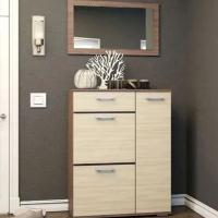 Прихожая Ника ТВ800 Ясень шимо темный-светлый