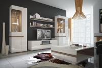 Стол журнальный/TYP 71, LINATE ,цвет белый/сонома трюфель