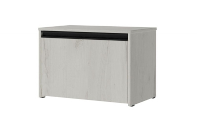 Тумба под вешалку фасад с ручкой профилем Дуб грей