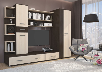 Гостиная Верона, цвет Венге/Дуб