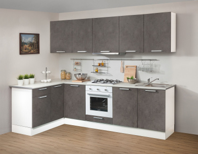 Кухонный гарнитур Симпл угловой 2700х1500 левый