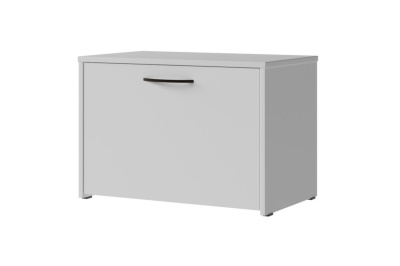 Тумба под вешалку фасад с ручкой Белый