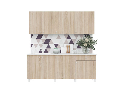 Кухня Point 200, цвет Белый/Сонома