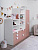 Детские шкафы ПИКСИ, цвет мечтательный пион, розовый набор шкафов шириной по 60 см для детской комнаты для книг, вещей и игрушек, со стеллажом