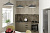 GER Кухонный гарнитур Альба макси, Цвет Дуб раун/Мокко, ширина 180 см, с навесными шкафами, с выдвижными ящиками, с тумбой под мойку