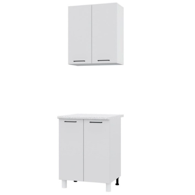 Кухня Trend 600, цвет Белый/Белый эмалит МДФ