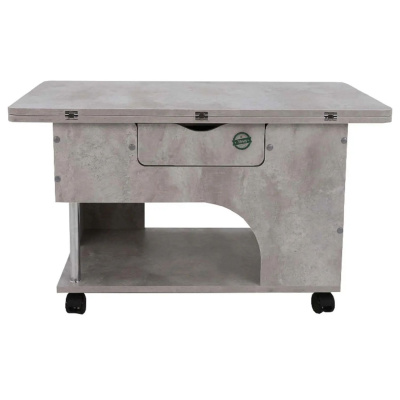 Стол трансформер Стэп, цвет цемент светлый