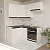Кухонный гарнитур Лотос мега прайм 120*160 см, цвет Белый глянец, модульная, со столешницей, угловой, с выдвижными ящиками, с полками