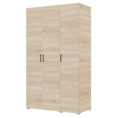 Шкаф 3ств 1200 Бостон, цвет Сонома (полки М+штанга)