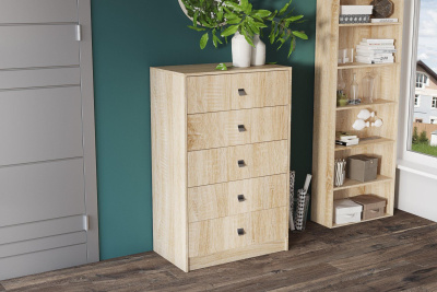 Комод Лофт 5 Дуб Сонома
