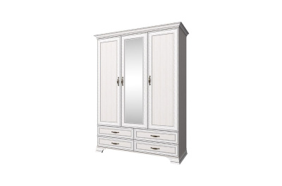 Шкаф 3D4S Z, TIFFANY, цвет вудлайн кремовый