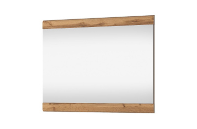 Зеркало навесное, TAURUS, цвет белый / дуб вотан