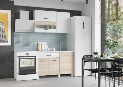 Кухня Trend 1200, цвет Белый/Сонома