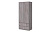 Шкаф распашной МС "Соната", ширина 90 см, Цвет Дуб Крафт Серый, двухдверный, с полками, со штангой, с ящиками