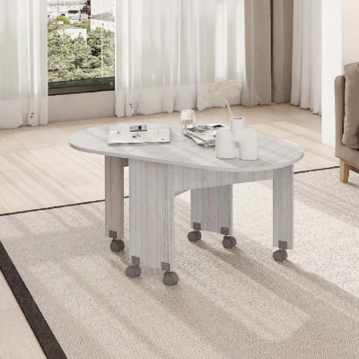 Стол журнальный Баско, цвет ясень анкор светлый