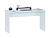 Письменный стол СПМ-352, ширина 135 см, Белый ЛДСП, учебный для студента или школьника, широкий для компьютера