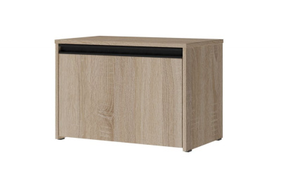 Тумба под вешалку фасад с ручкой профилем Дуб сонома