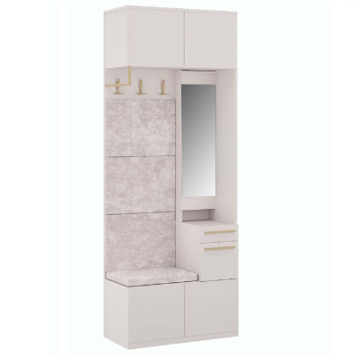 Прихожая Николь 1, цвет Кашемир/Золото