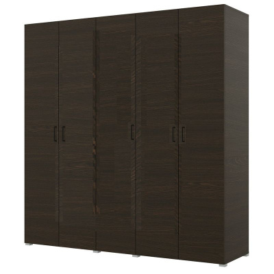 Шкаф 5ств 2000 Бостон, цвет Венге (полки Б+штанга)