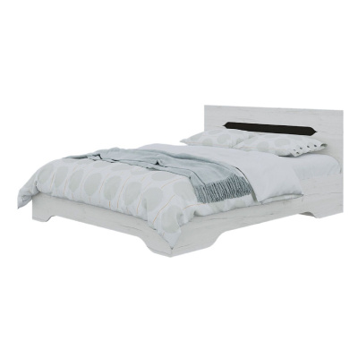 Кровать 1,6 м Вега, цвет Крафт белый/Венге