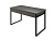 Стол письменный Ст043.0 имеет два удобных выдвижных ящика цвет Графит серый/МЕТАЛЛ Черный Муар ширина 110 см