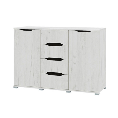 Комод 1200 Вега, цвет Крафт белый/Венге