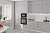 Кухонный гарнитур прямой Шелли экстра 3 300 см цвет Белый/Шиншила серая ширина 300 см ЛДСП с тумбой под мойку со столешницей с полками с выдвижными ящиками
