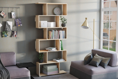 Стеллаж Слим Дуб Сонома