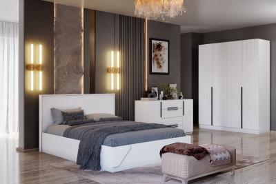 Спальный гарнитур Палермо В2 белый