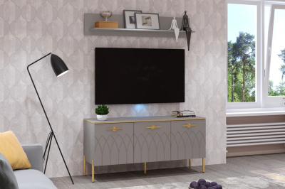 Гостиная "Капри 2" (комплект 5), цвет Мокко, Силк анис