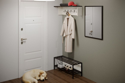 Тумба под вешалку Ригель 2 600 Дуб грей