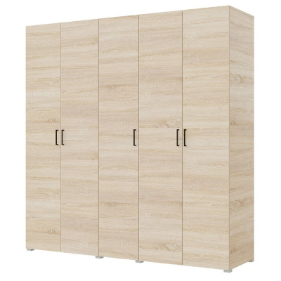 Шкаф 5ств 2250 Бостон, цвет Сонома (полки Б+штанга)