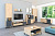 DL Гостиная МС Лион набор 1, ширина 466 см, шкаф распашной, консоль под тв, комод