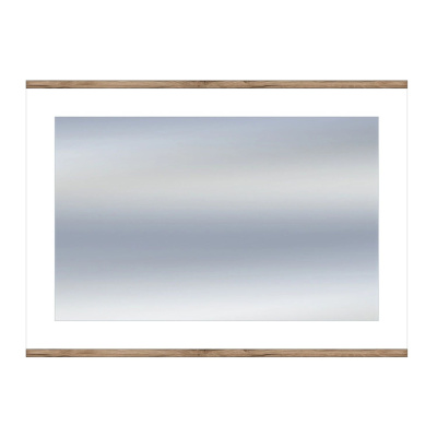 Зеркало Вега Скандинавия, цвет Белый, Дуб Каньон