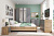 Спальня Кэт 7 набор 8, ширина кровати 160см, комплект мебели для спальни, шкаф для одежды, комод