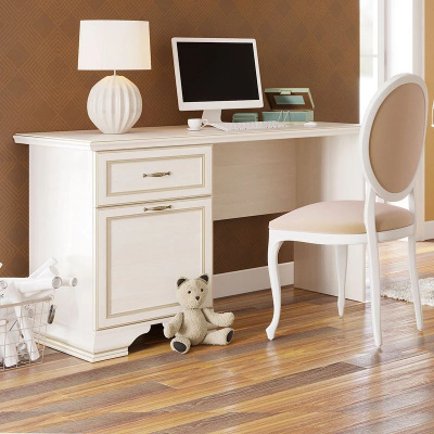 Стол письменный 1200 Сиена, цвет Бодега белый