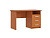 Стол письменный СИТИ 2 оснащен тремя вместительными выдвижными ящиками, для удобного хранения школьных принадлежностей, и открытую полки для мелочей цвет Клен Ванкувер ширина 120 см
