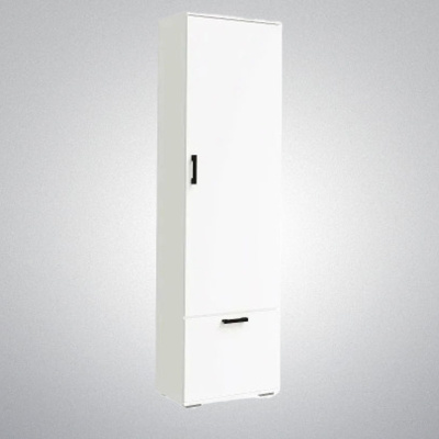 ЛДСП Прихожая НИКА ШП600 Шкаф платяной Белый гладкий