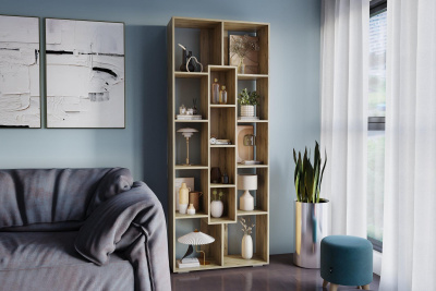 Стеллаж 01 Дуб Вотан