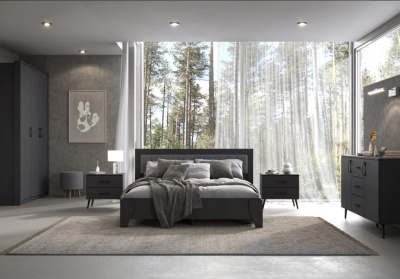 Спальня ЮМИ 11 Графит