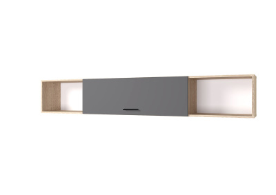 Полка Анталия 2032, цвет Сонома/Графит софт