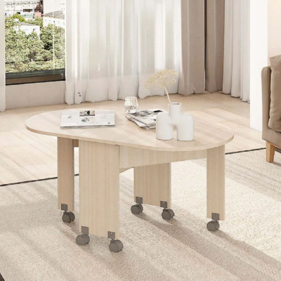 Стол журнальный Баско, цвет ясень шимо светлый