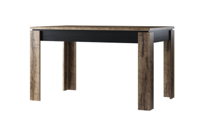 Стол раздвижной, JAGGER, цвет Дуб монастырский /Черный